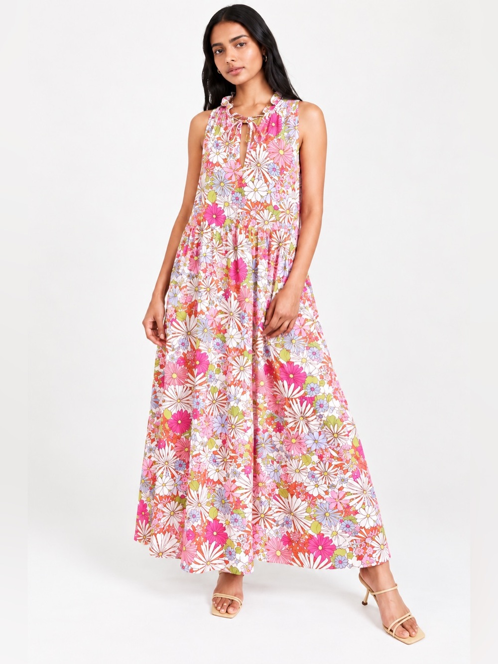 BB Dakota x Steve Madden California Soul Floral Maxi Dress NWT M #1938